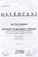 Certifikát lyžařského instruktora